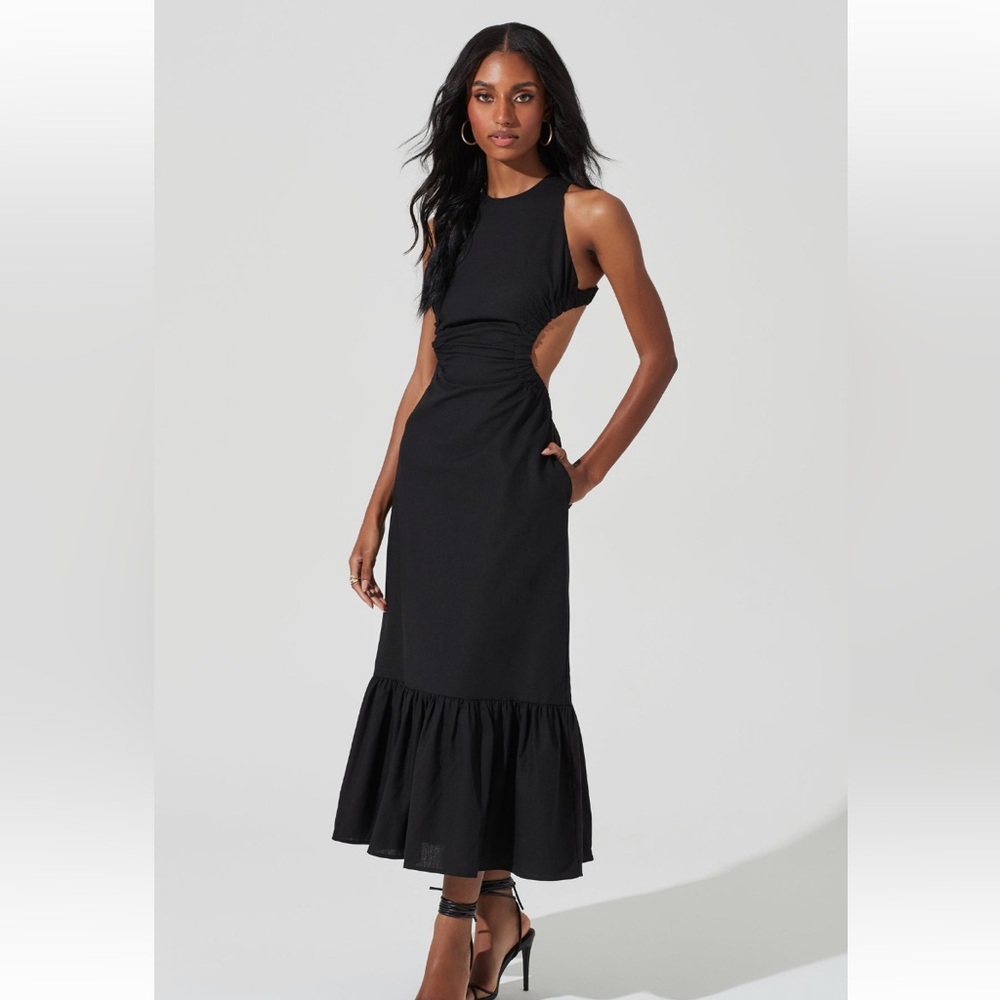 Astr The Label Black Cutout Dress